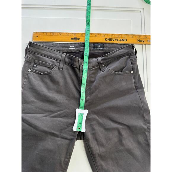 AG Adriano Goldschmied Prima Women's Size 28R Gray Denim Cigarette Leg Jeans - Picture 8 of 8